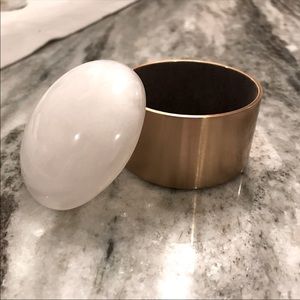 Kendra Scott mini decorative brass dome box